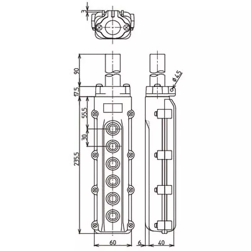 patlite-pushbutton-switch-for-hoist-for-direct-operation-cob260-series-35058947