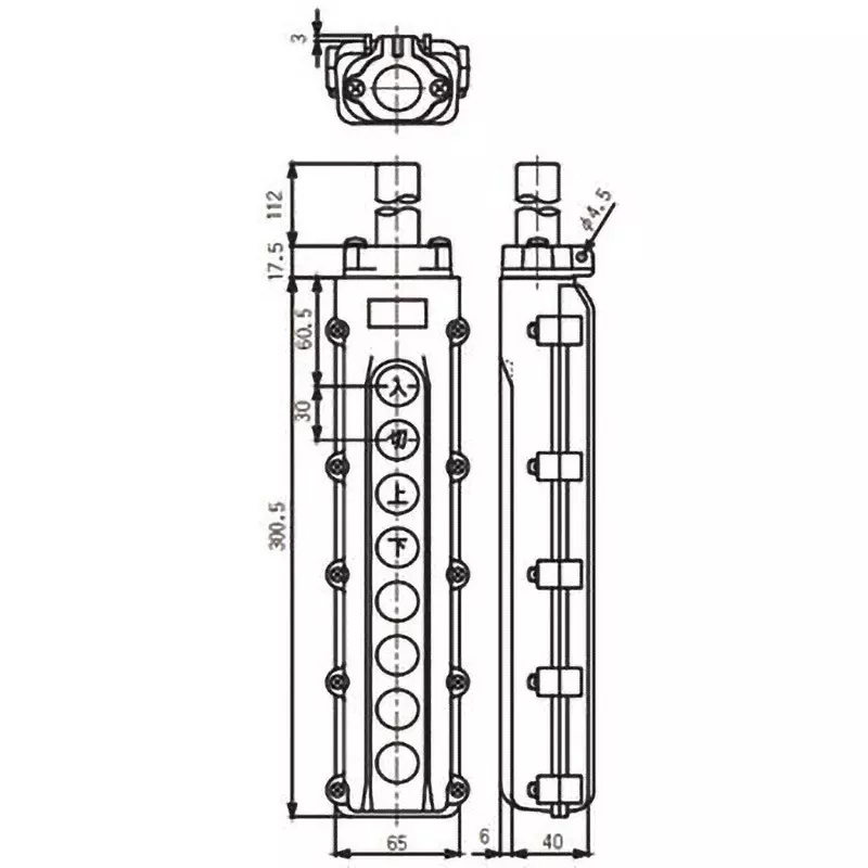 patlite-pushbutton-switch-for-hoist-for-indirect-operation-cob60-series-35058904