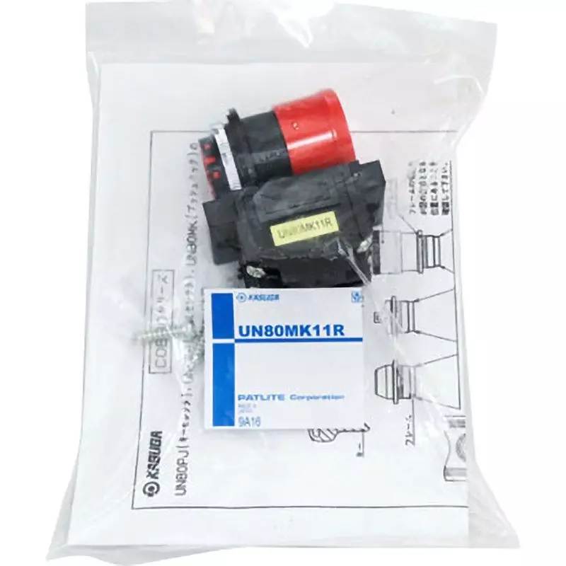 PATLITE Switch Unit 5 a Rated Carrying Current AC500 V Rated Insulation Voltage UN80MK11R