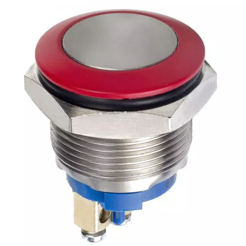 APEM Push Button Switch 24 V DC Rated Voltage 1 Pole On/Off Switch, AV09C703D940KX2541-3