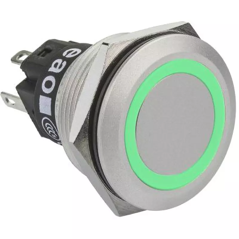 EAO Pushbutton Switch 230 V Rated Voltage 1 Amp @24 V DC Contact Current Rating, 82-6551.1136