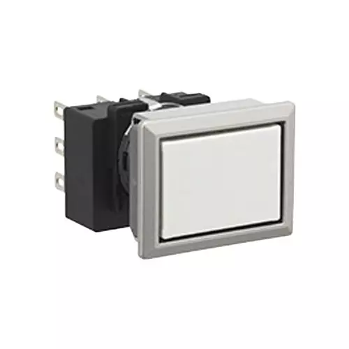 IDEC LB8MB Series Illuminated Push Button Switch, LB8MB-M1T2W