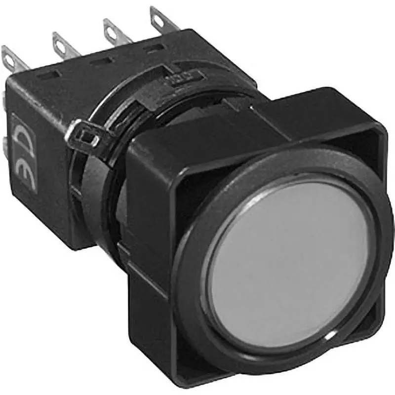 IDEC Flash Silhouette LW Series Illuminated Push Button Switch Round Flat Lens Φ25 mm, LW6L-A1C64S