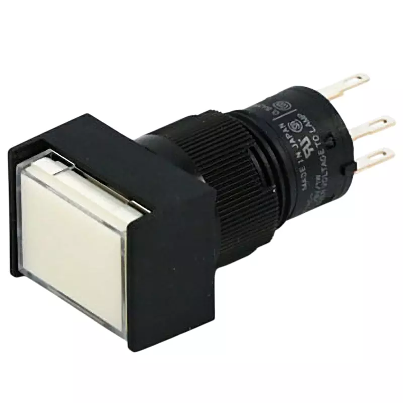 Omron Small Pushbutton Switch Φ12 mm Mounting Hole Diameter, A3CJ-90A1-24EW