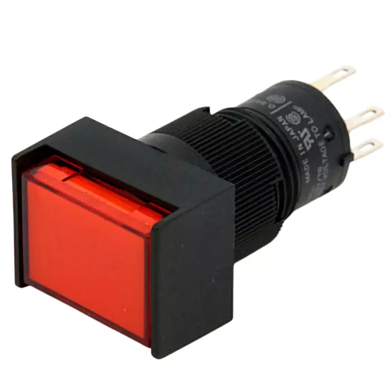 Omron Small Pushbutton Switch Φ12 mm Mounting Hole Diameter, A3CJ-90B1-24ER