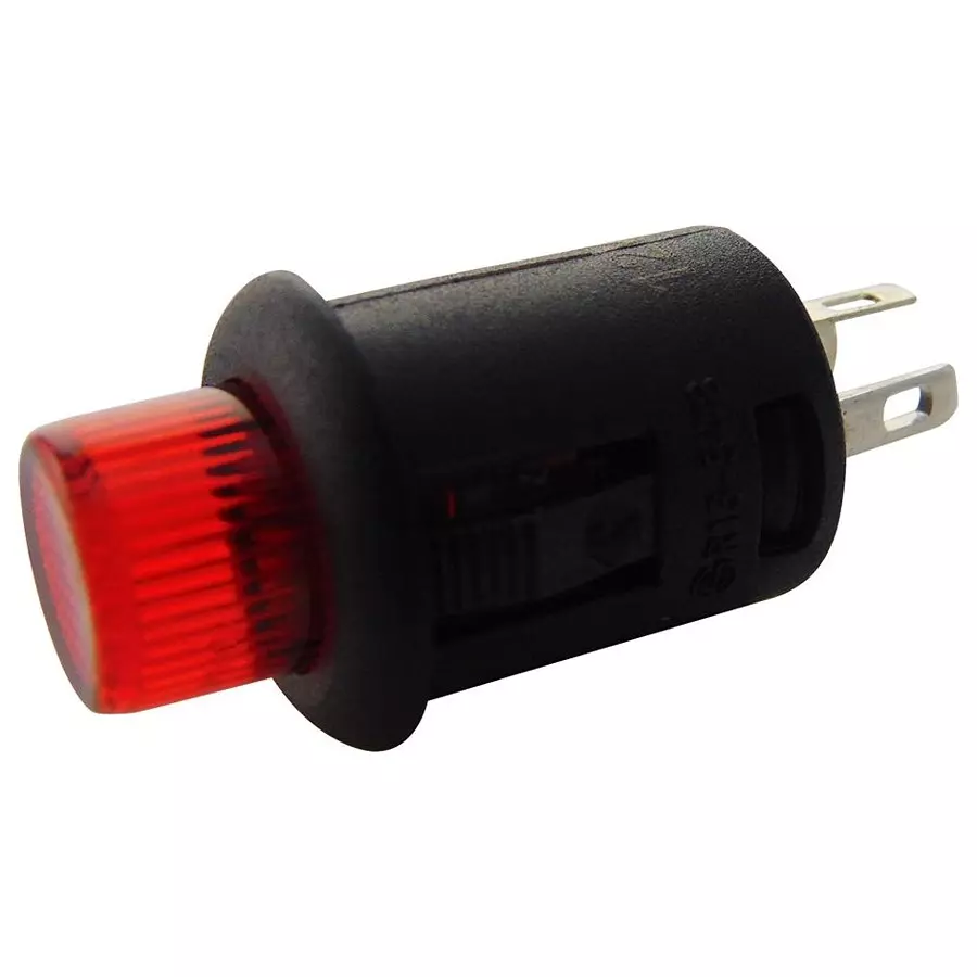 MULTICOMP PRO Standard Pushbutton Switches SWITCH, PUSH BUTTON, SPST, RED, R13-548DL-05-BR