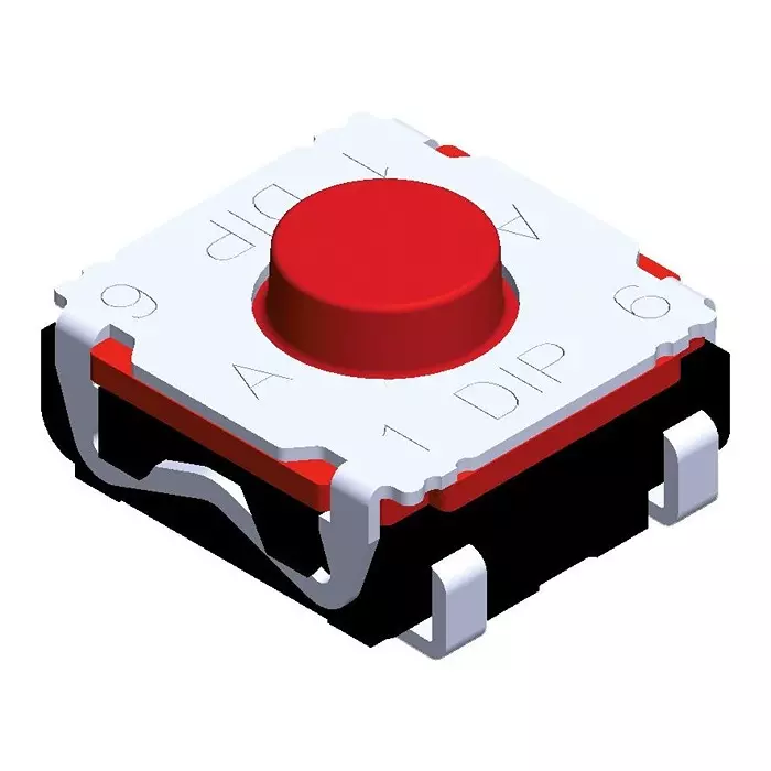 MULTICOMP PRO Tactile Switches TACTILE SWITCH, 0.05A, 32VDC, ILLUM, SMD, MP000714 (Pack of 5)