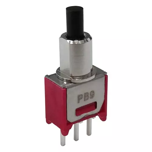 MULTICOMP PRO Standard Pushbutton Switches PB SWITCH, SPDT, 1A, 125VAC/28VDC, TH, MP-PB9-AB00BQE-5.