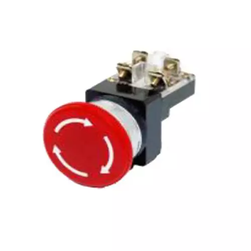 Sibass Electric Hanyoung Stayput Push Button Diameter 30 mm Without Contact Element with CE Mark, SE-PB30112S (Pack of 300)