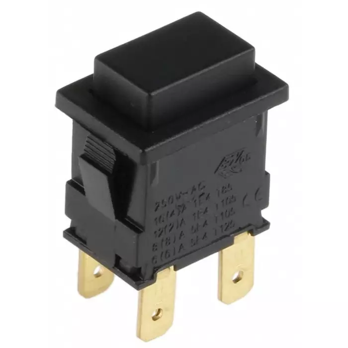 ARCOLECTRIC (BULGIN LIMITED) 8300 Series Push Button Switch Momentary Panel Mount DPDT 250 V AC, H8351ABAAA