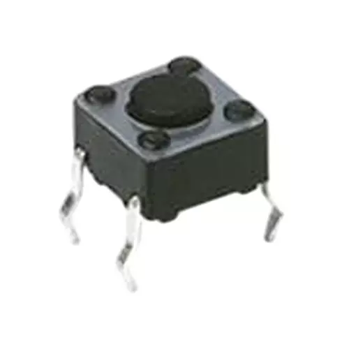 C&K COMPONENTS Tactile Switch Non-Illuminated Solder Pin Termination 50 mA Round Actuator 12 V DC, PTS645SK43-2 LFS