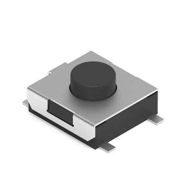 WURTH ELEKTRONIK Tactile Switch Non-Illuminated Gull Wing Lead Termination 50 mA Round Actuator 12 V DC, 431481031816