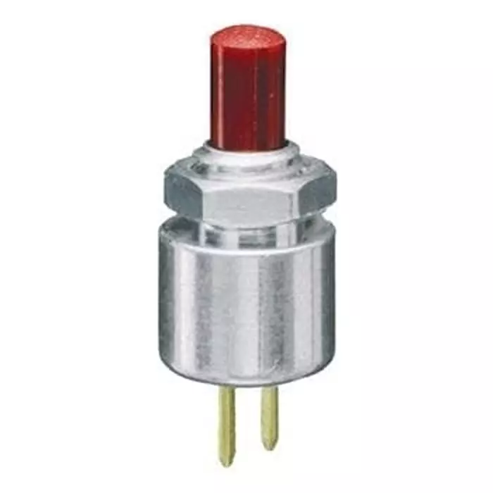 GRAYHILL Standard Switch Non-Illuminated PC Pin Termination 500 mA Round Actuator, 39-138 BLK