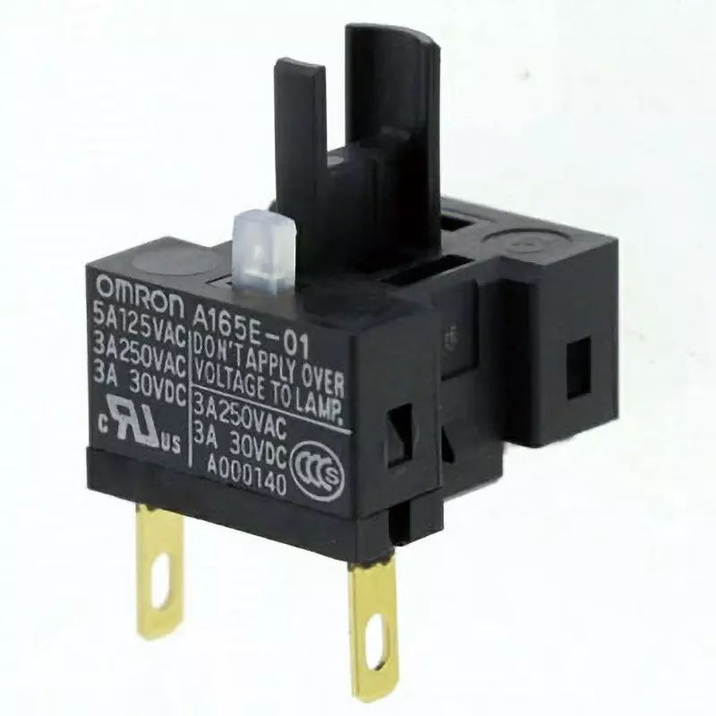 Omron Push Button Switch 1b Contact, A165E-01