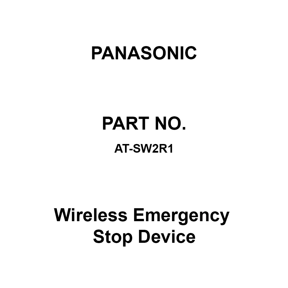 Panasonic Wireless Emergency Stop Device 920 MHz, AT-SW2R1