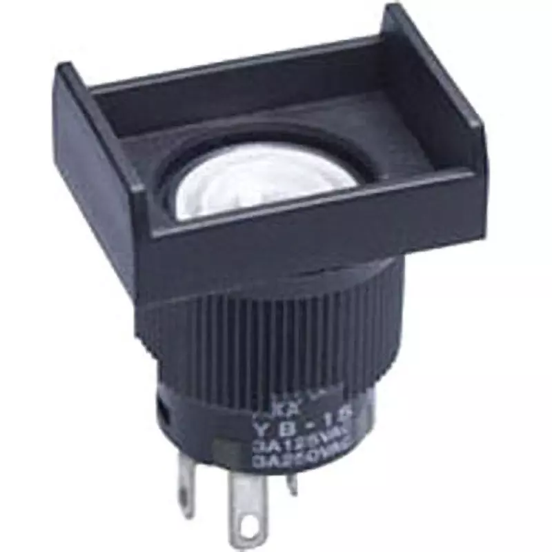 NKK SWITCHES Illuminated Pushbutton Switch Solder Terminal, YB-15RKS1