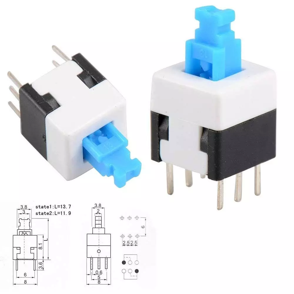invento-pcb-mount-tactile-push-button-switch-self-latching-locking-dpdt-6-pin-dip-7-x-7-mm-8-pcs-blue