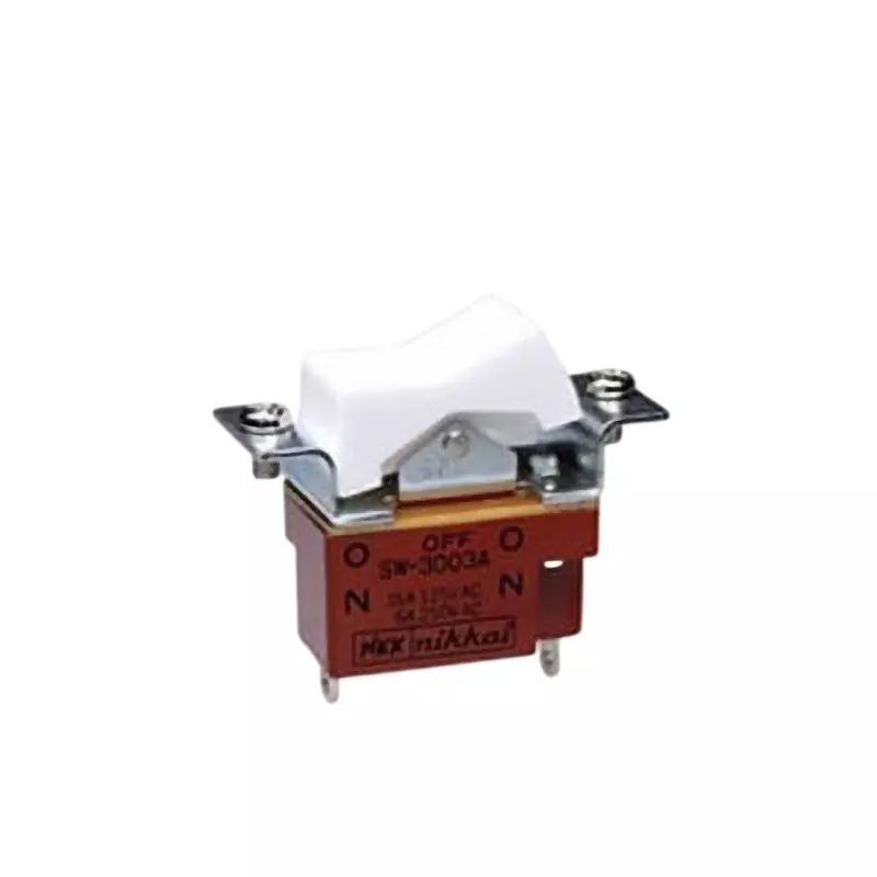 NKK SWITCHES Rocker Switch Solder Terminal Single Pole SW-3003A