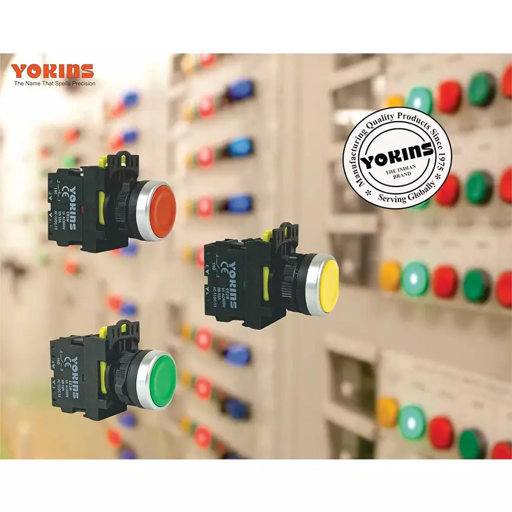 yokins-push-button-set-of-rgy-22mm-red-green-yellow-color-with-spring-return-copper-silver-contacts