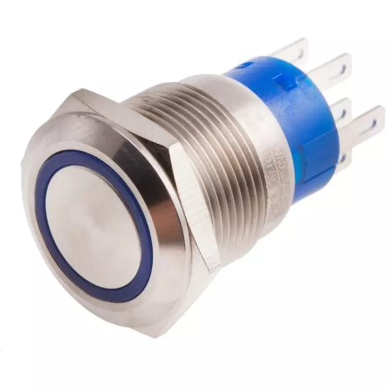 RS PRO Push Button Switch AC 250 V Rated Voltage Round Type Actuator, 111-5786