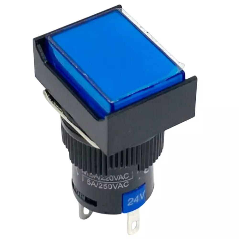 Kyoritsu Electronics Illuminated Push Switch Φ16 mm Mounting Hole Dia, LA128AJ-11D-24V-B