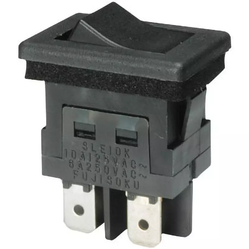 Nidek Rocker Switch AC 125/AC 250 V Rated Voltage, SLE10K2-7-Z (Pack of 10)