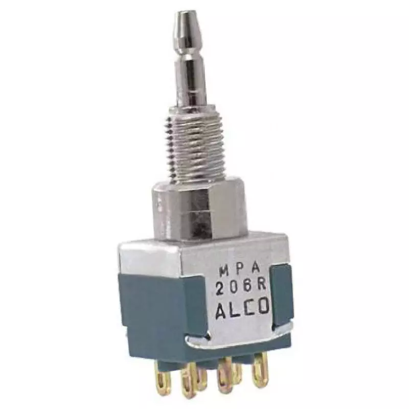 TE CONNECTIVITY Push Button Switch, MPA206R