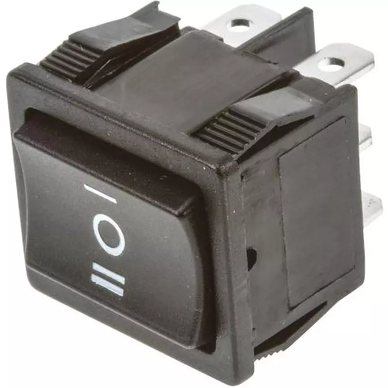 TE CONNECTIVITY Rocker Switch (Terminal) 10 Rated Current Panel Mounting 250 AC Rated Voltage, 1-1634200-7