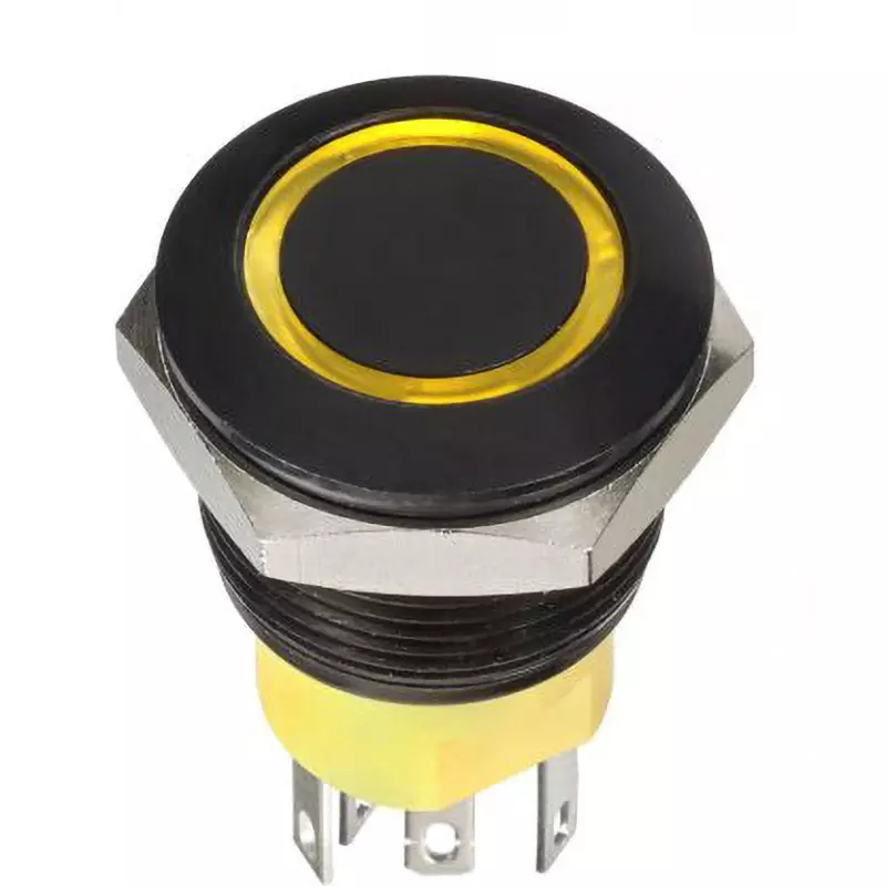 APEM Push Button Switch 30 V DC Rated Voltage 2-Pole On/Off Switch, AV950220000870K