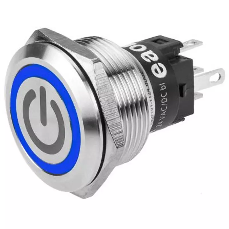 EAO Pushbutton Switch 7 mA Rated Current 250.0 V Rated Insulation Voltage 4 to 7 Operating force, 82-6151．1123．B002