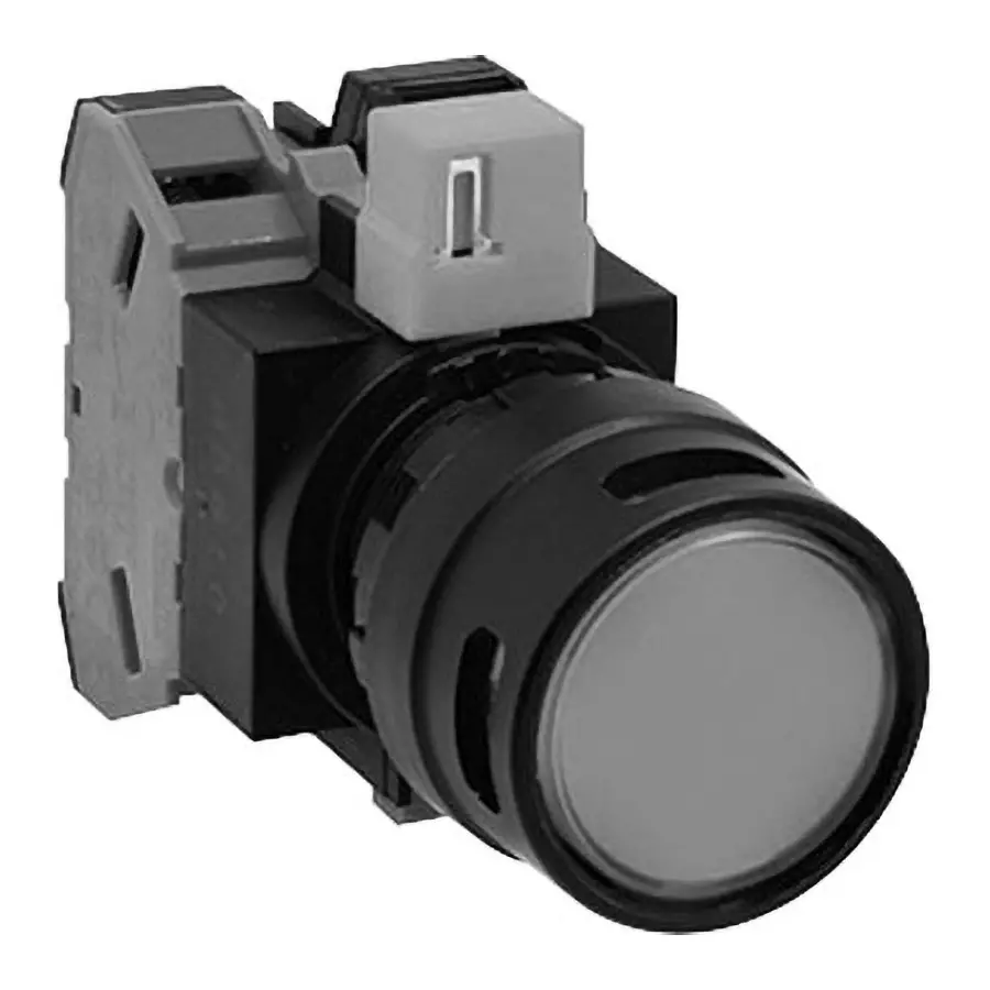 IDEC HW Series Illuminated Push Button Switch Round Φ22 mm, HW1L-MF211Q4S