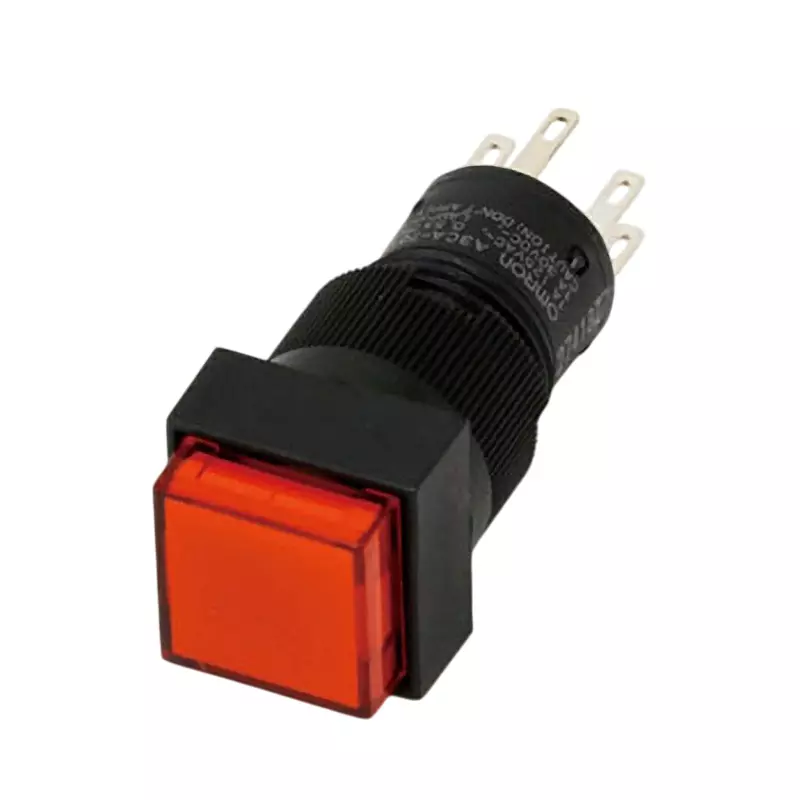Omron Small Pushbutton Switch Φ12 mm Mounting Hole Diameter, A3CA-90A0-R