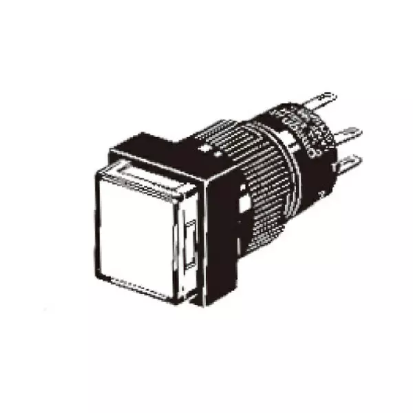 Omron Small Pushbutton Switch Φ12 mm Mounting Hole Diameter, A3CA-90E0-G