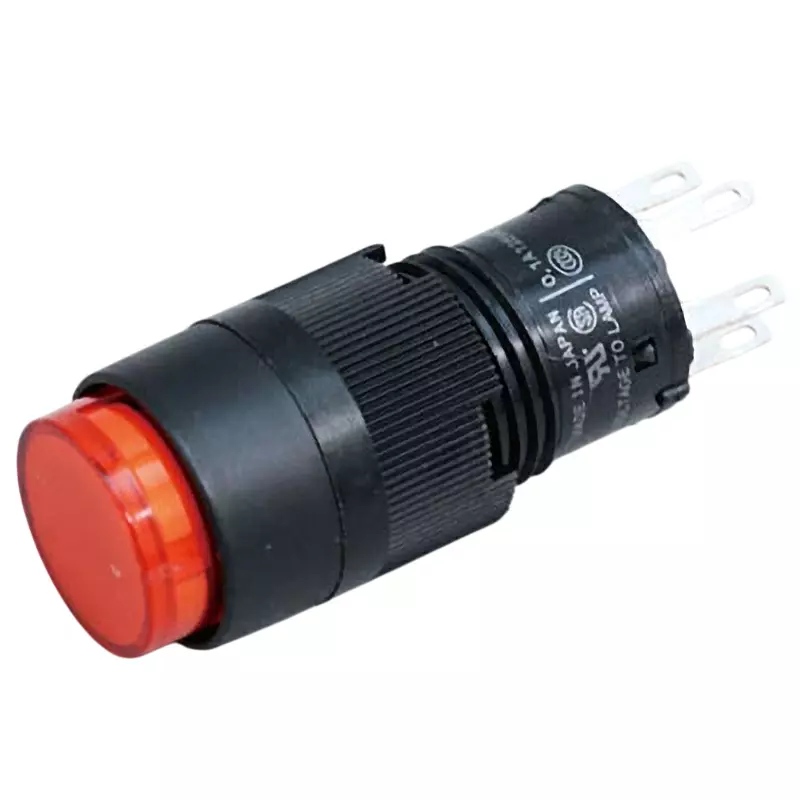 Omron Small Pushbutton Switch Φ12 mm Mounting Hole Diameter, A3CT-90E0-R