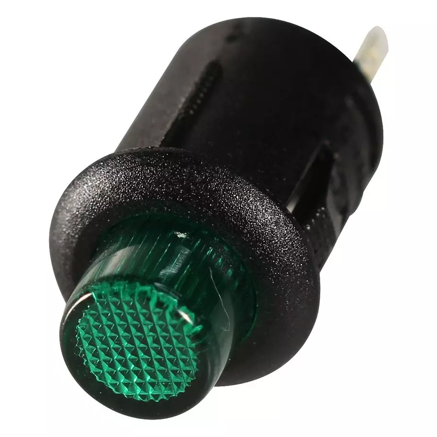 MULTICOMP PRO Standard Pushbutton Switches SWITCH, PUSH BUTTON, SPST, MOM, GREEN, R13-548CL-05-BG