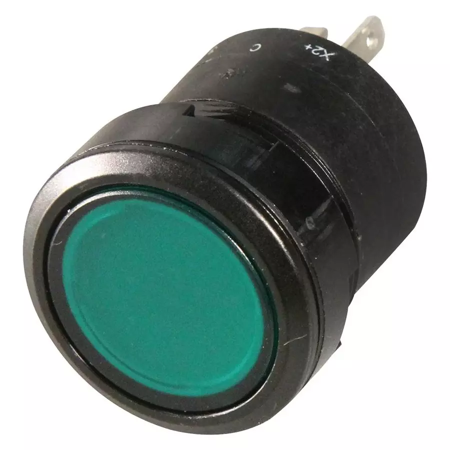 EAO SWITCH, SPNO, ILLUM GRN, K84-603.3511