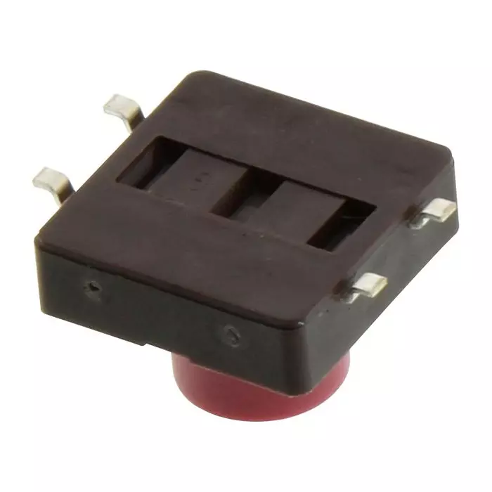 E-SWITCH TACTILE SW, SPST, 0.05A, 12VDC, SOLDER, TL3300CF260Q.
