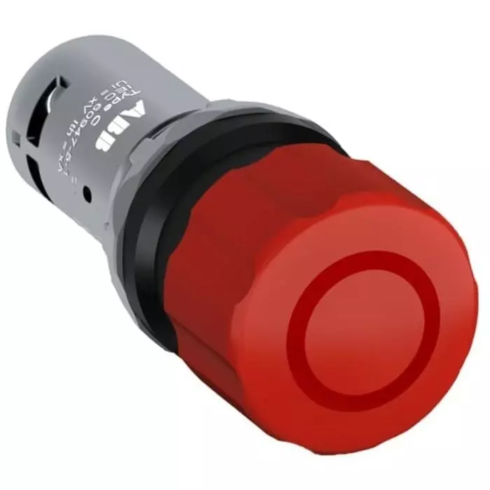 ABB 1SFA Series Pull Release Emergency Stop Push Button, Panel Mount, 22.5mm Cutout, SPDT, IP66, IP67, IP69K, CE3P-10R-11
