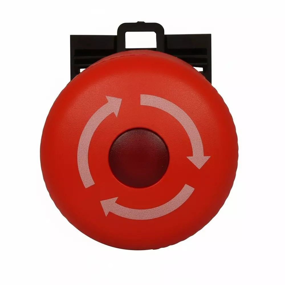 EATON Push-Pull Emergency Stop Switch Illuminated DPDT Panel Mount 85 V AC to 264 V AC, M22-PVL-K02-230R