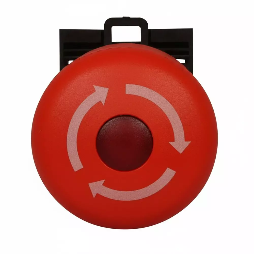 EATON Twist Release Emergency Stop Switch Illuminated 3PST Panel Mount, M22-PVLT-K12-R