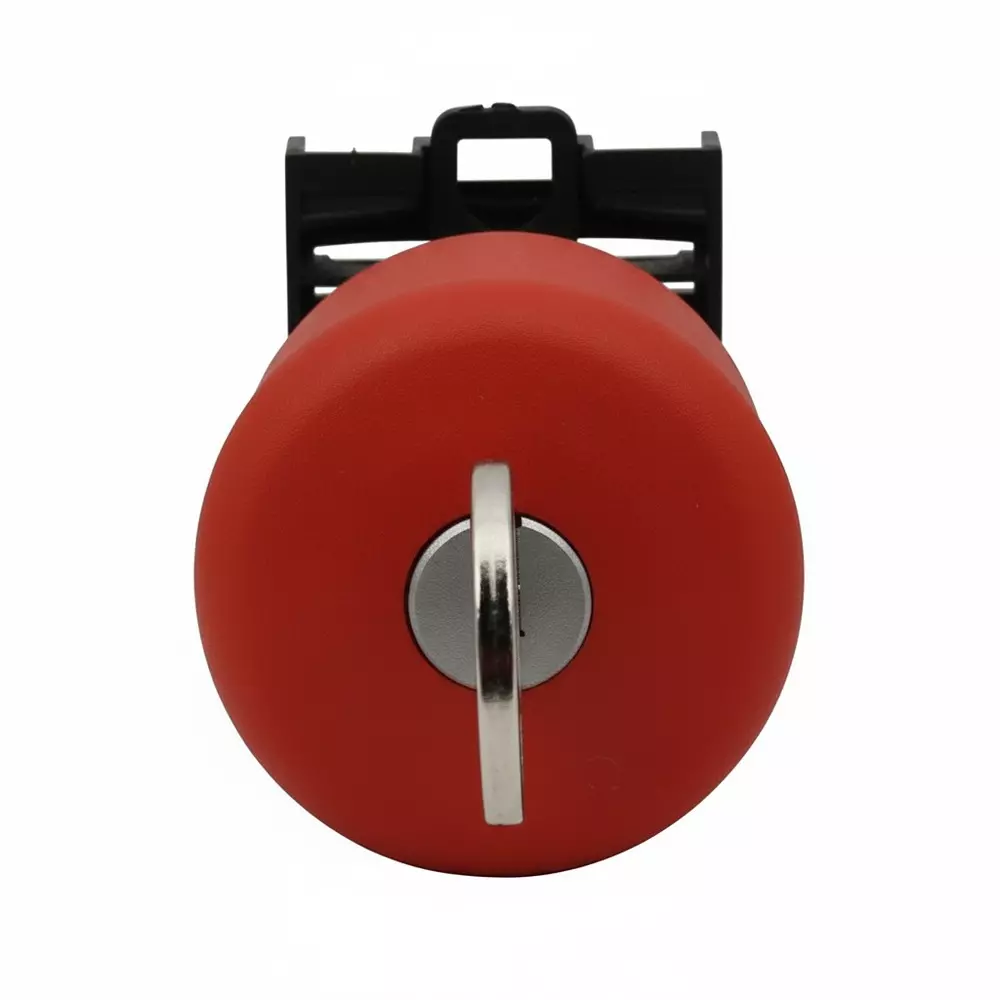 EATON Key Release Emergency Stop Switch Non-Illuminated Panel Mount, M22-PVS
