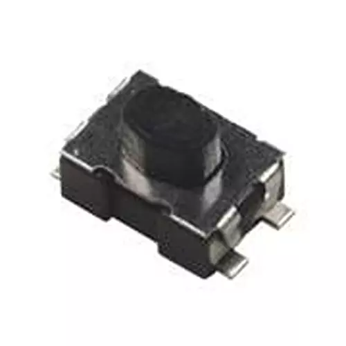 C&K COMPONENTS Tactile Switch Non-Illuminated Gull Wing Lead Termination 50 mA Oval Actuator 32 V DC, KMR441G LFS