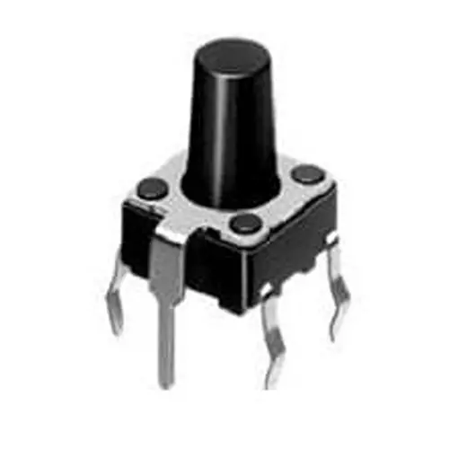 ALPS ALPINE Tactile Switch Non-Illuminated Solder Pin Termination 50 mA Stem Actuator 12 V DC, SKHHPLA010