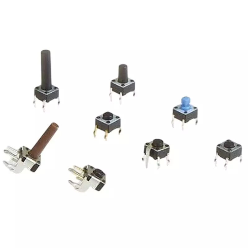 E-SWITCH Tactile Switch Non-Illuminated Solder Pin Termination 50 mA Dome Actuator 12 V DC, LL1105VF065Q