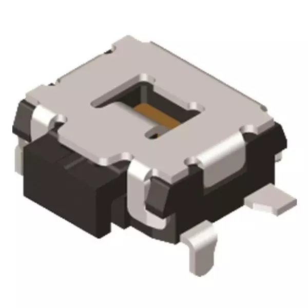 Diptronics Tactile Switch Non-Illuminated Solder Pad Termination 20 mA Projected Actuator 15 V DC, TBF2P12KQR