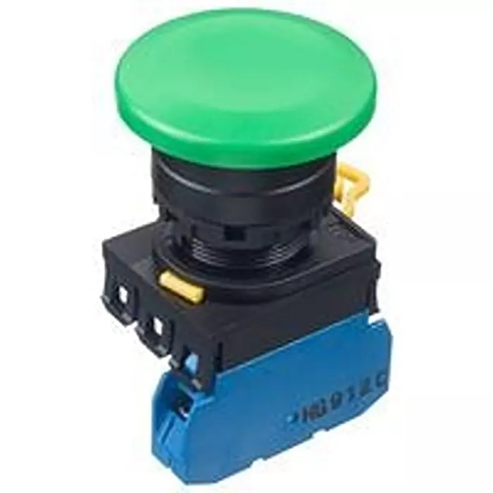 IDEC Pushbutton Switch, SPST-NO, 10A, 120VAC, SCREW, YW1B-M4E10G