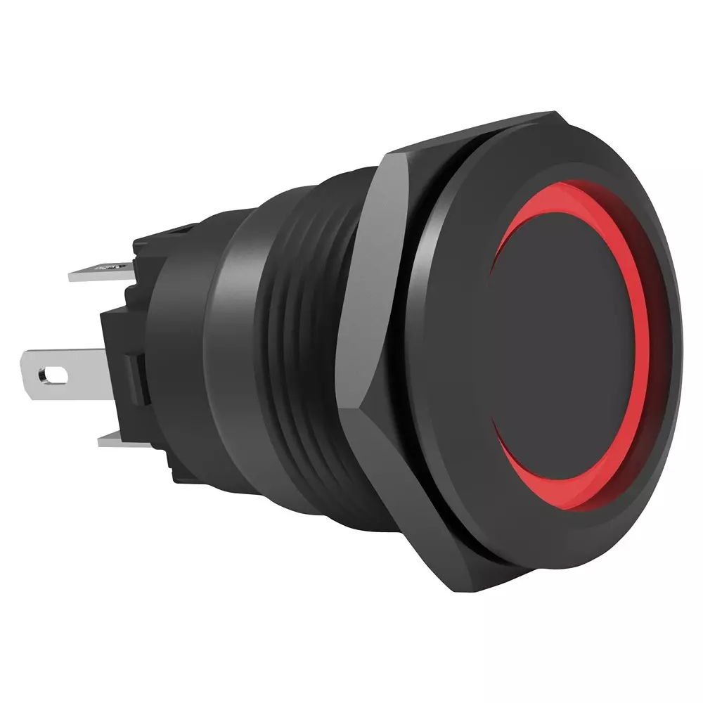 CARLING TECHNOLOGIES Anti Vandal Sw, Spst-No/Nc, 10.1A, 12V, Av1-2B211A-R00