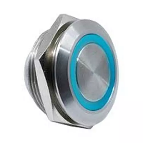 E-SWITCH Anti-Vandal Sw, Spst-No-Dm, 1A, 12V, Sv8F23Ss-351.