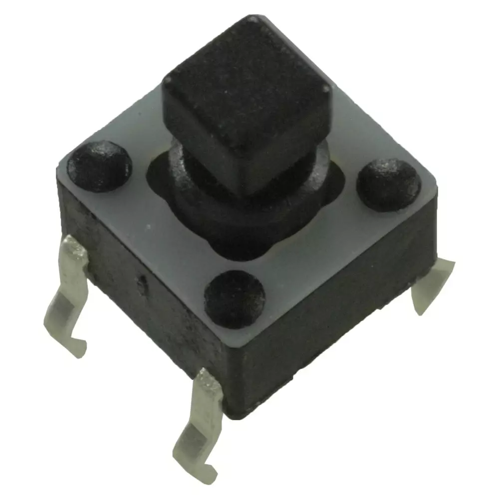 E-SWITCH Tactile Sw, Spst-No-Dm, 0.05A/12V, 160Gf, Tl1105Spf160Q. (Pack of 10)