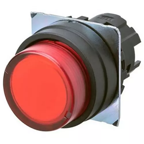 Omron Pushbutton Switch Alternate Round (Protruding) Red, A22NZ-BPA-TRA